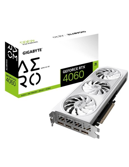 Gigabyte GeForce RTX 4060 Aero OC 2xHDMI 2xDP 8GB Gigabyte GeForce RTX 4060 Aero OC 2xHDMI 2xDP 8GB