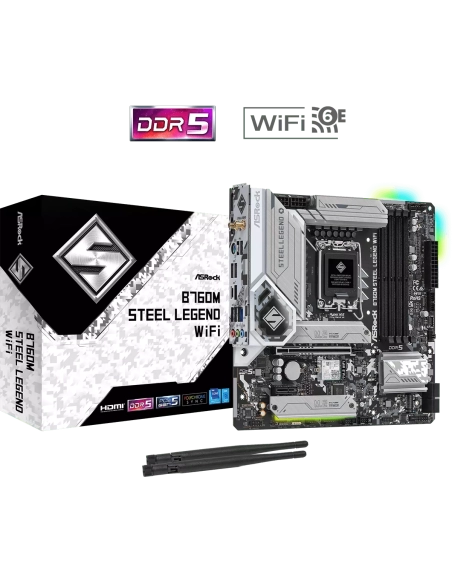 ASRock B760M Steel Legend WIFI ASRock B760M Steel Legend WIFI