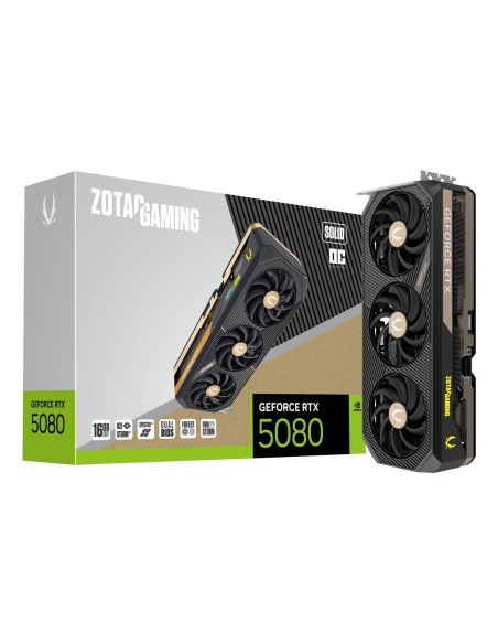 Zotac GeForce RTX 5080 SOLID OC HDMI 3xDP 16GB Zotac GeForce RTX 5080 SOLID OC HDMI 3xDP 16GB