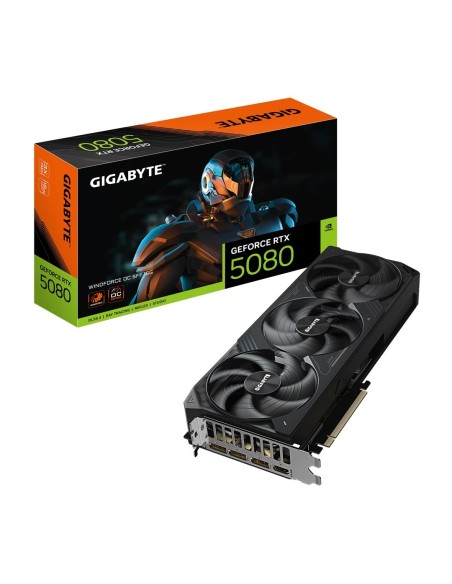 Gigabyte GeForce RTX 5080 WINDFORCE OC SFF HDMI 3xDP 16GB Gigabyte GeForce RTX 5080 WINDFORCE OC SFF HDMI 3xDP 16GB