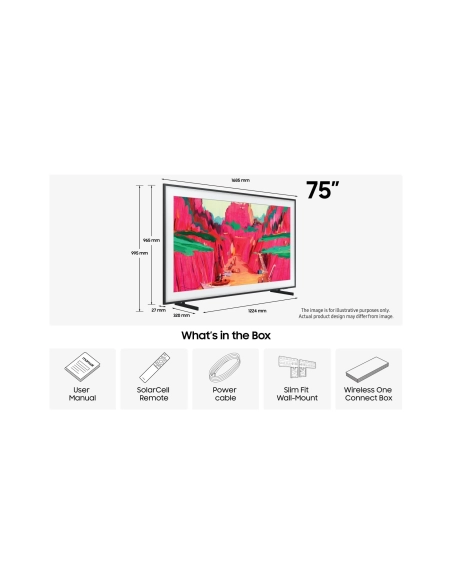 Samsung 75" The Frame Pro LS03FW Neo QLED 4K MiniLED Smart TV (2025)