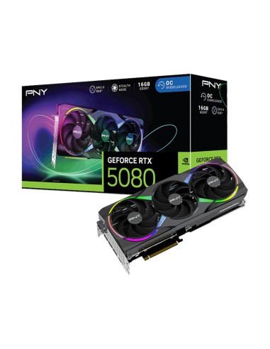 PNY GeForce RTX 5080 ARGB EPIC-X RGB Overclocked Triple Fan 16GB