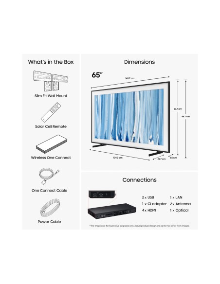 Samsung 65" The Frame Pro LS03HW 4K Vision AI Smart TV (2026)